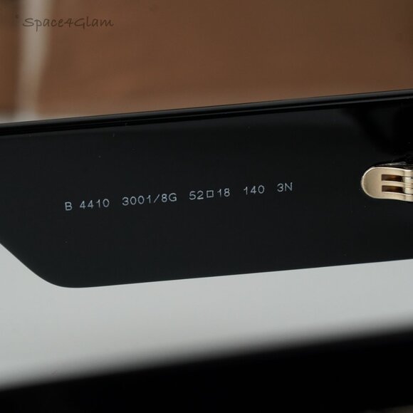 BRAND NEW Burberry BE4410 4038F2 Black Dark Grey Women Sunglasses BE 4410 - Picture 4 of 9